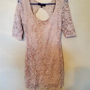 Pink cocktail dress